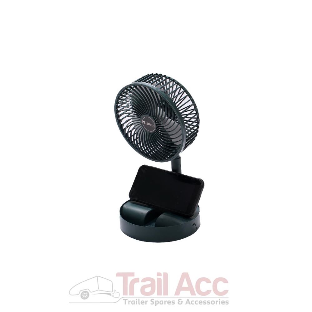 POS_TELESCOPIC FAN WITH PHONE 12V Fan - Image 1